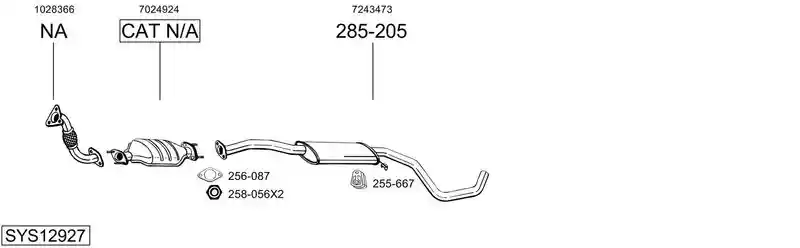 BOSAL SYS12927