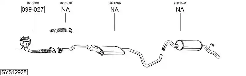 BOSAL SYS12928