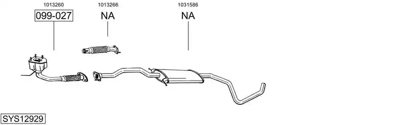 BOSAL SYS12929