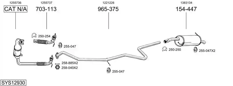 BOSAL SYS12930