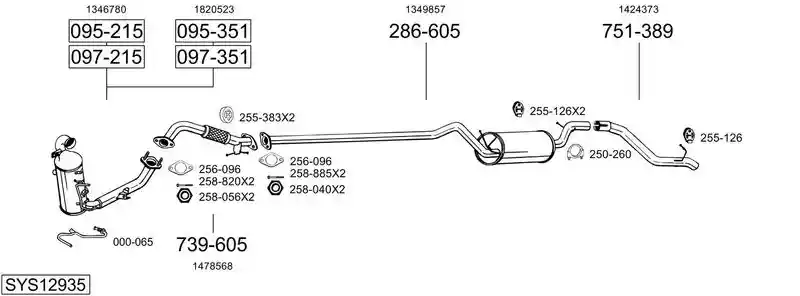 BOSAL SYS12935