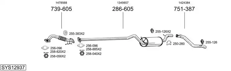 BOSAL SYS12937