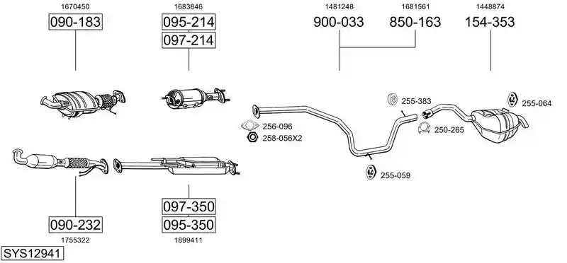 BOSAL SYS12941