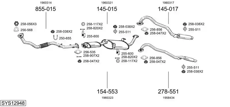 BOSAL SYS12948