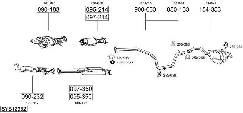 BOSAL SYS12952