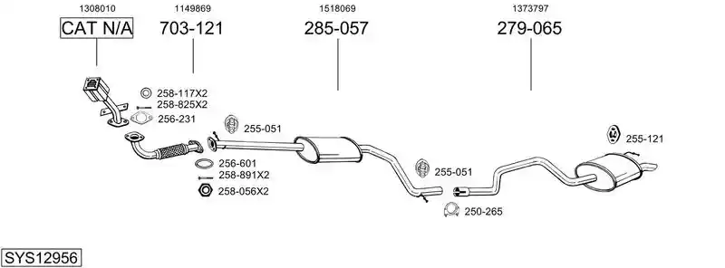 BOSAL SYS12956