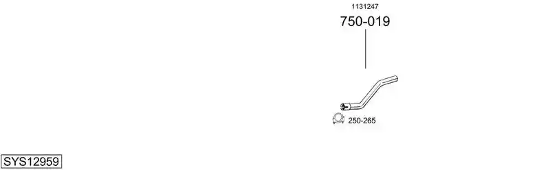 BOSAL SYS12959