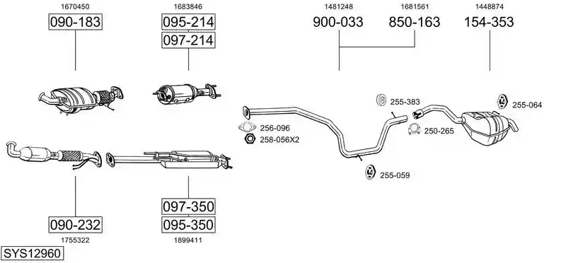 BOSAL SYS12960
