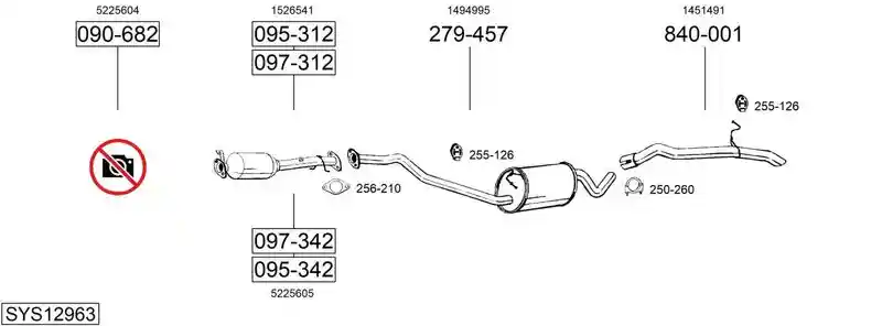 BOSAL SYS12963