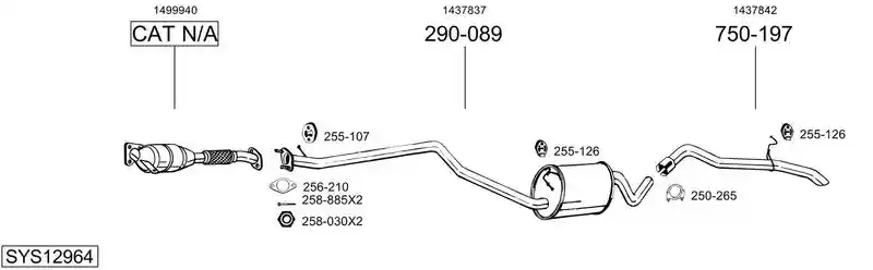 BOSAL SYS12964