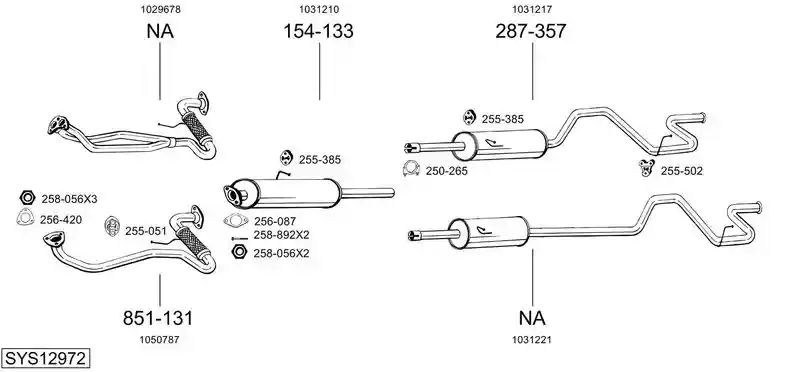 BOSAL SYS12972