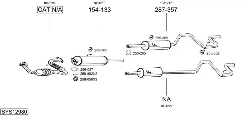 BOSAL SYS12980