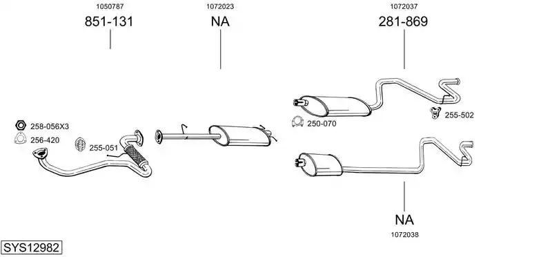 BOSAL SYS12982