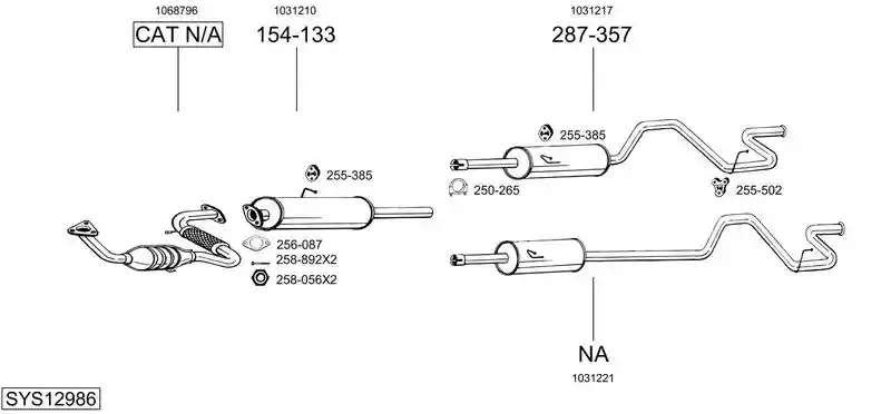 BOSAL SYS12986