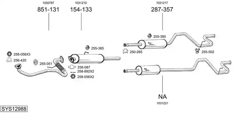 BOSAL SYS12988
