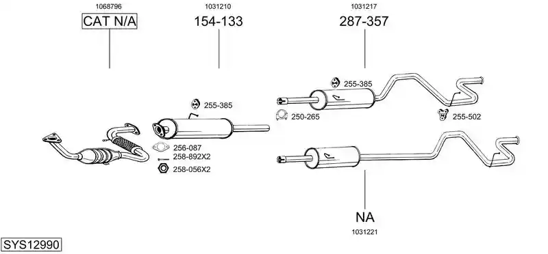 BOSAL SYS12990