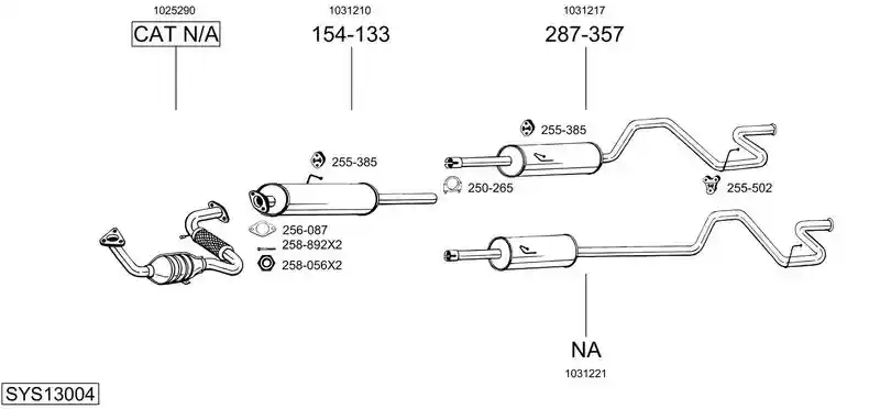 BOSAL SYS13004