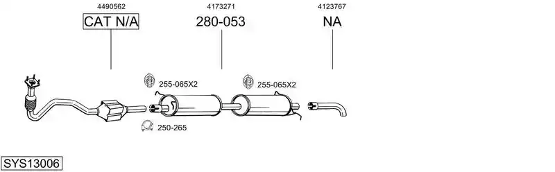 BOSAL SYS13006