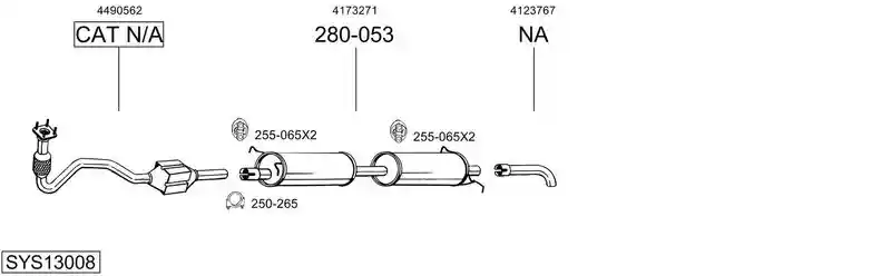 BOSAL SYS13008