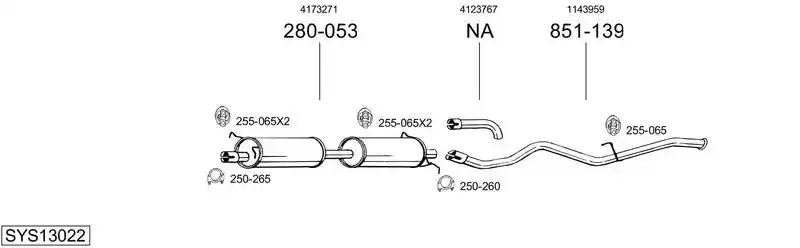 BOSAL SYS13022