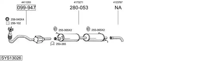 BOSAL SYS13026