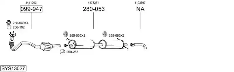 BOSAL SYS13027