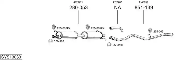 BOSAL SYS13030