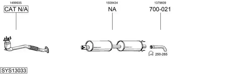 BOSAL SYS13033