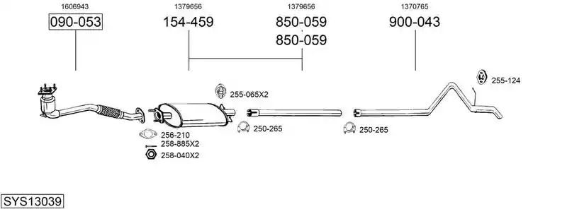 BOSAL SYS13039