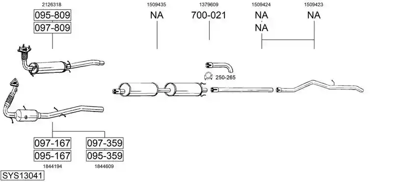 BOSAL SYS13041