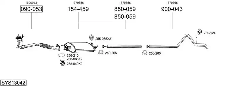 BOSAL SYS13042