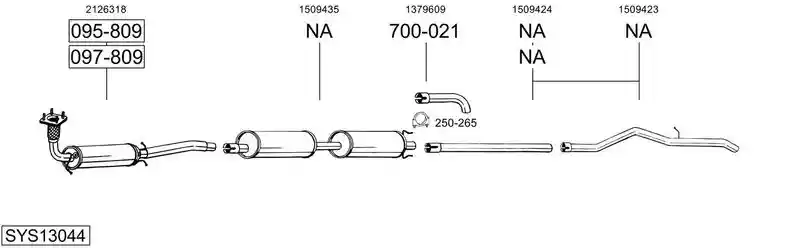 BOSAL SYS13044
