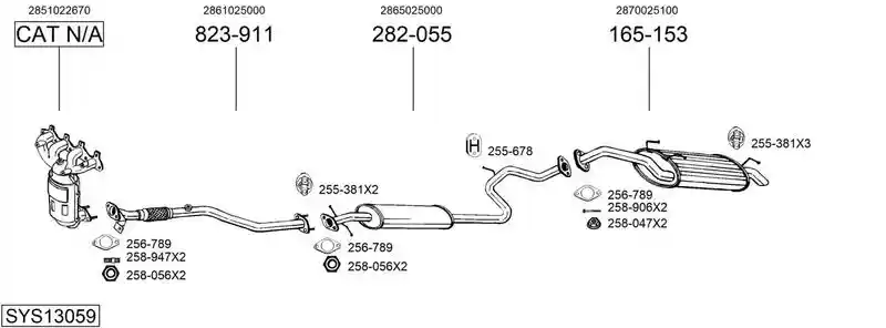 BOSAL SYS13059
