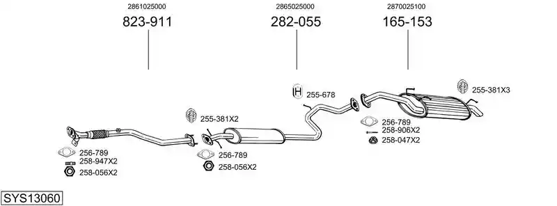BOSAL SYS13060