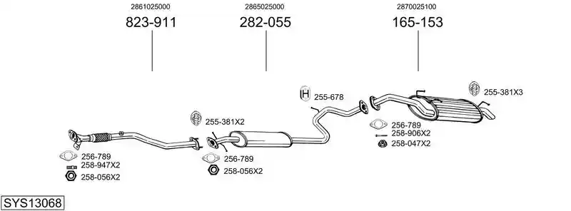 BOSAL SYS13068