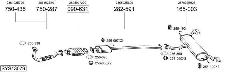 BOSAL SYS13079