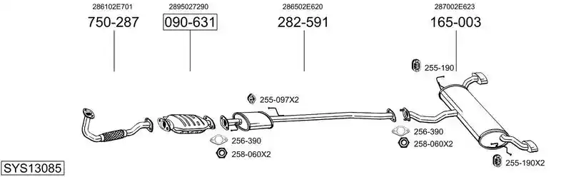 BOSAL SYS13085