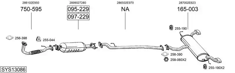 BOSAL SYS13086