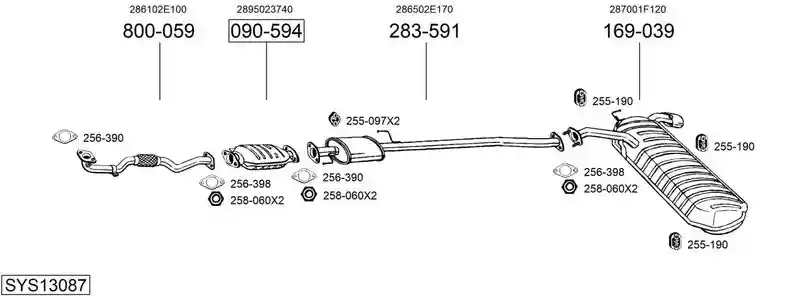 BOSAL SYS13087