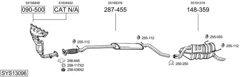 BOSAL SYS13096