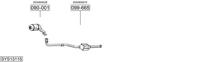 BOSAL SYS13115