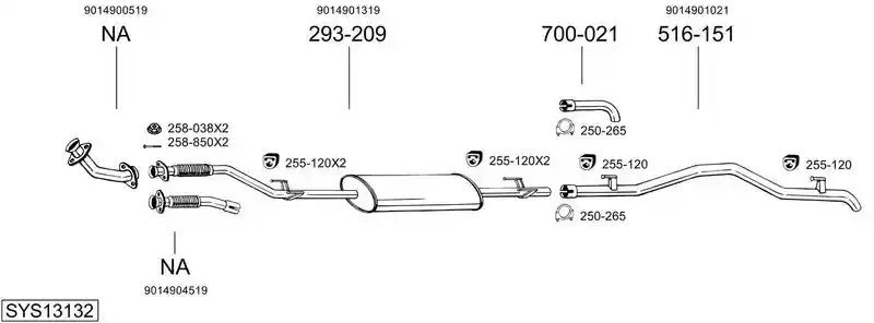 BOSAL SYS13132
