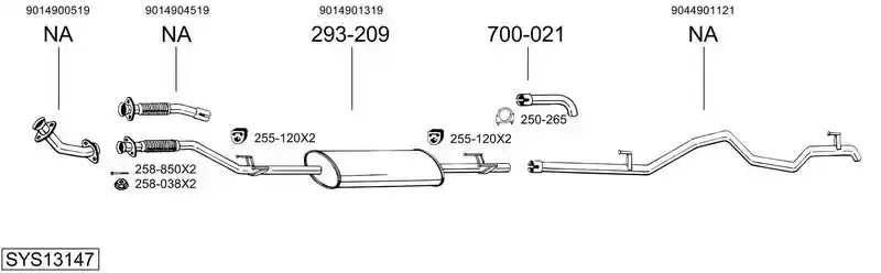 BOSAL SYS13147