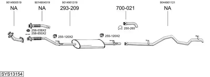 BOSAL SYS13154