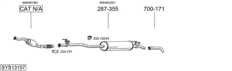BOSAL SYS13157