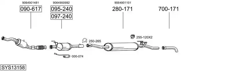 BOSAL SYS13158