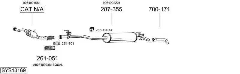 BOSAL SYS13169