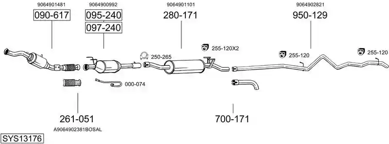 BOSAL SYS13176
