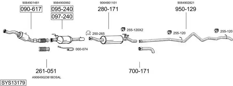 BOSAL SYS13179