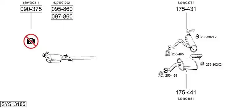 BOSAL SYS13185